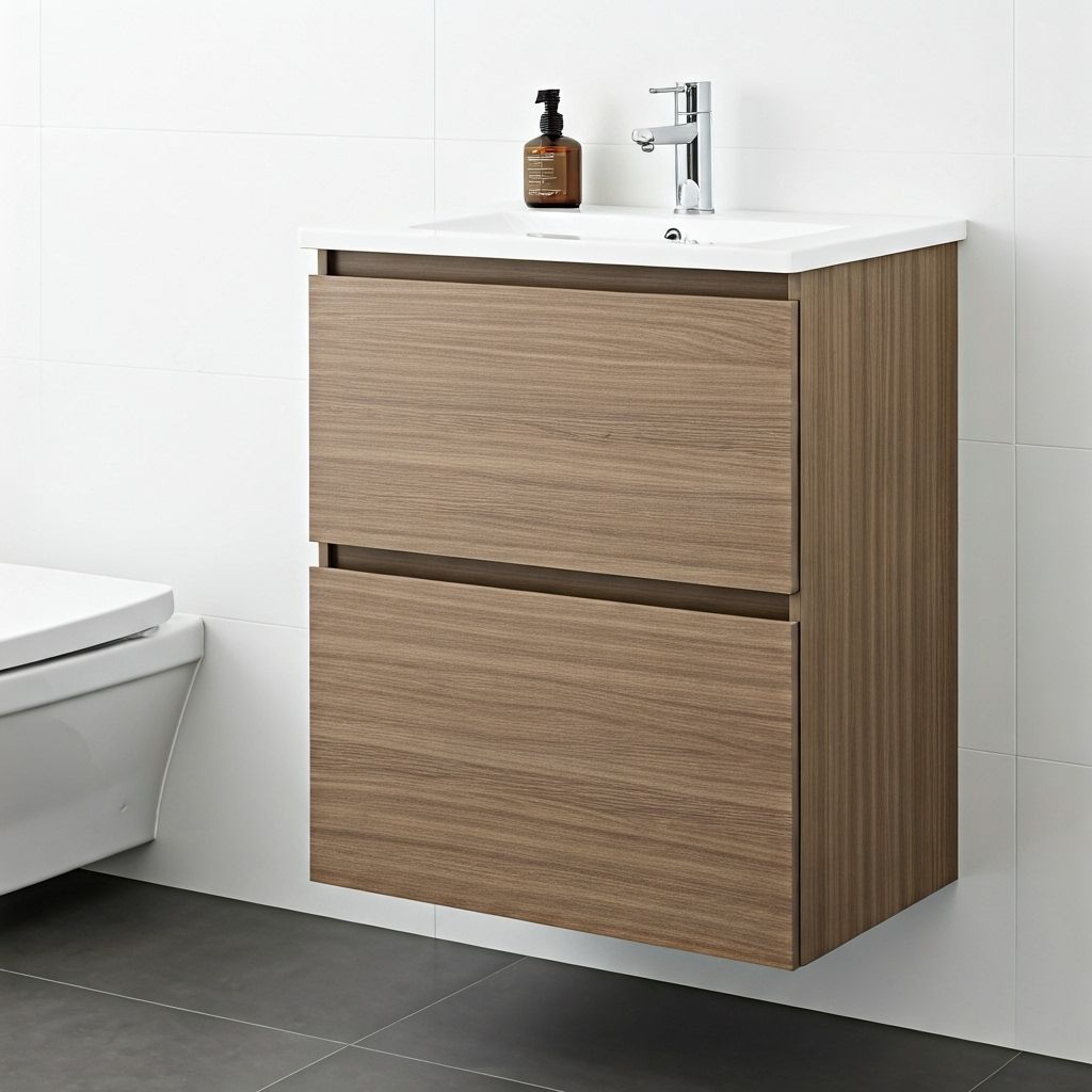 Modern bathroom cabinet storage solutions
